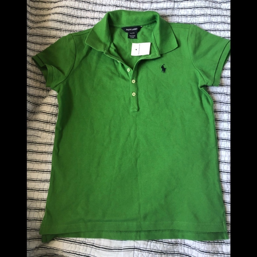NWT Ralph Lauren Polo shirt for girl size XL(16)